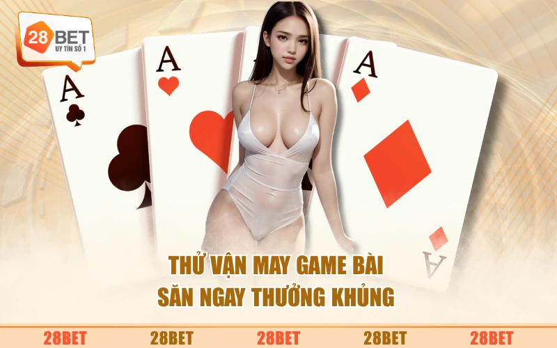 Thử vận may game bài, săn ngay thưởng khủng