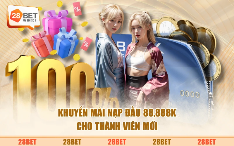 Khuyến mãi nạp đầu 88,888K cho thành viên mới